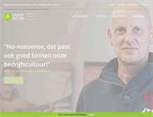Tablet Screenshot of groupsecure.nl